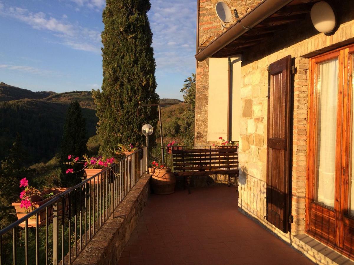 La Terrazza Hotel Gaiole in Chianti Exterior foto